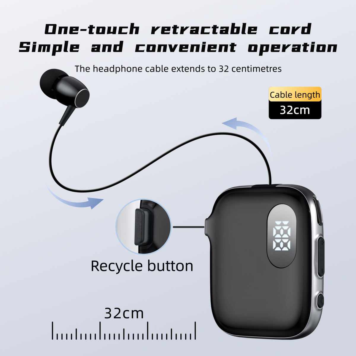 Type C Wired Earphones With Mic - Yaka Klipsi Bluetooth Kulaklık ENC Gürültü