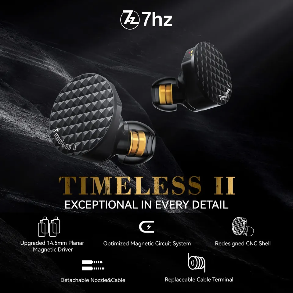7Hz Timeless II Kulaklıklar, Y - Planar Magnetic Iem Earphones incelemesi ve fiyatı