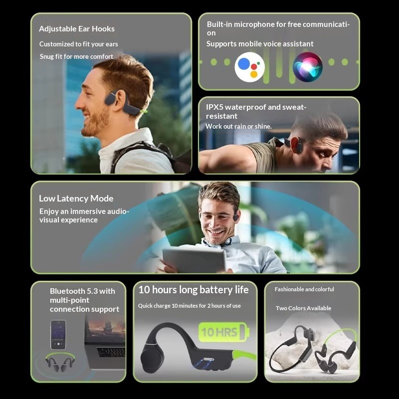 Yaratıcı, Su Geçirmez, Kemik İ - Bone Conduction Running Headphones incelemesi ve fiyatı