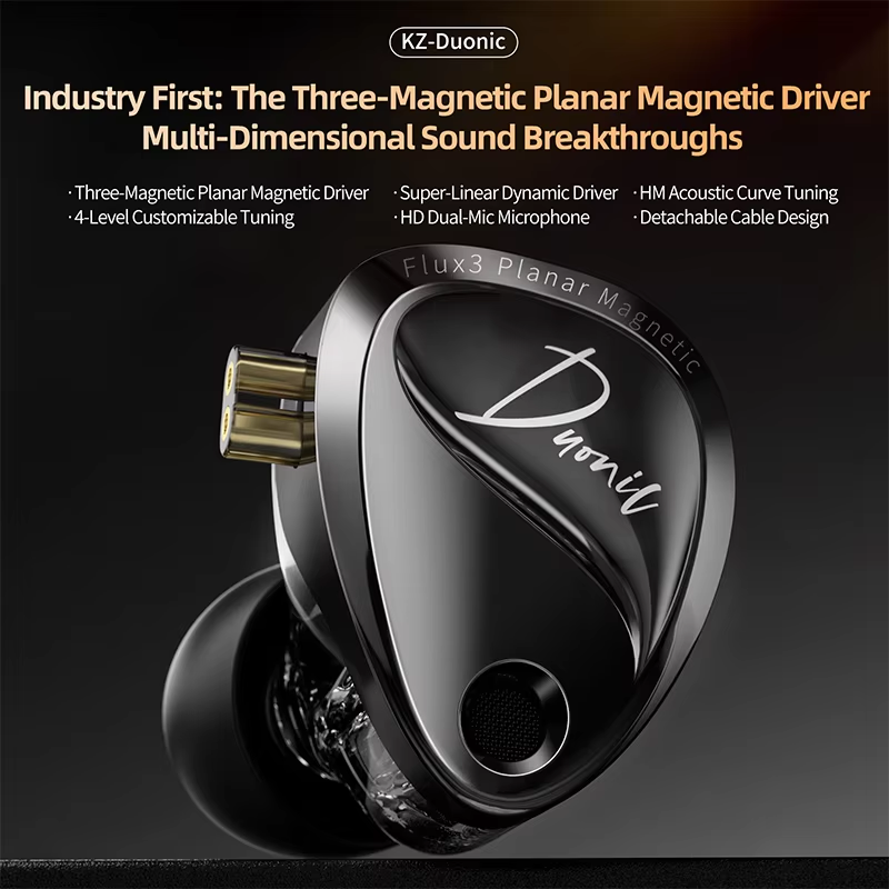 KZ Duonic Kablolu Kulak İçi Ku - Planar Magnetic Iem Earphones incelemesi ve fiyatı