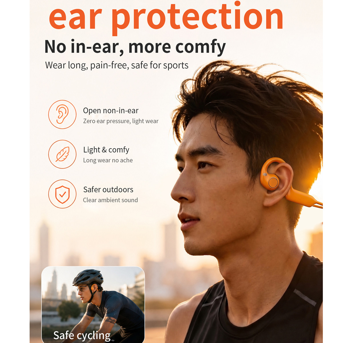 Yeni Akıllı Kamera Kulaklık, K - Bone Conduction Running Headphones incelemesi ve fiyatı