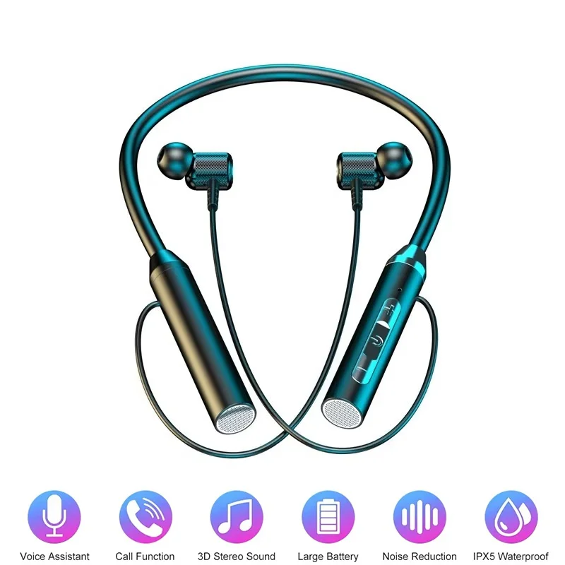9D Bluetooth Kulaklık, Kablosu - Magnetic Neckband Sports Earphones incelemesi ve fiyatı