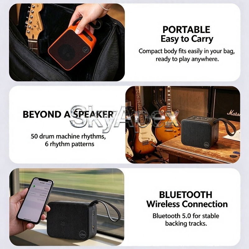 Taşınabilir Mini Gitar Hoparlö - Speakers incelemesi ve fiyatı