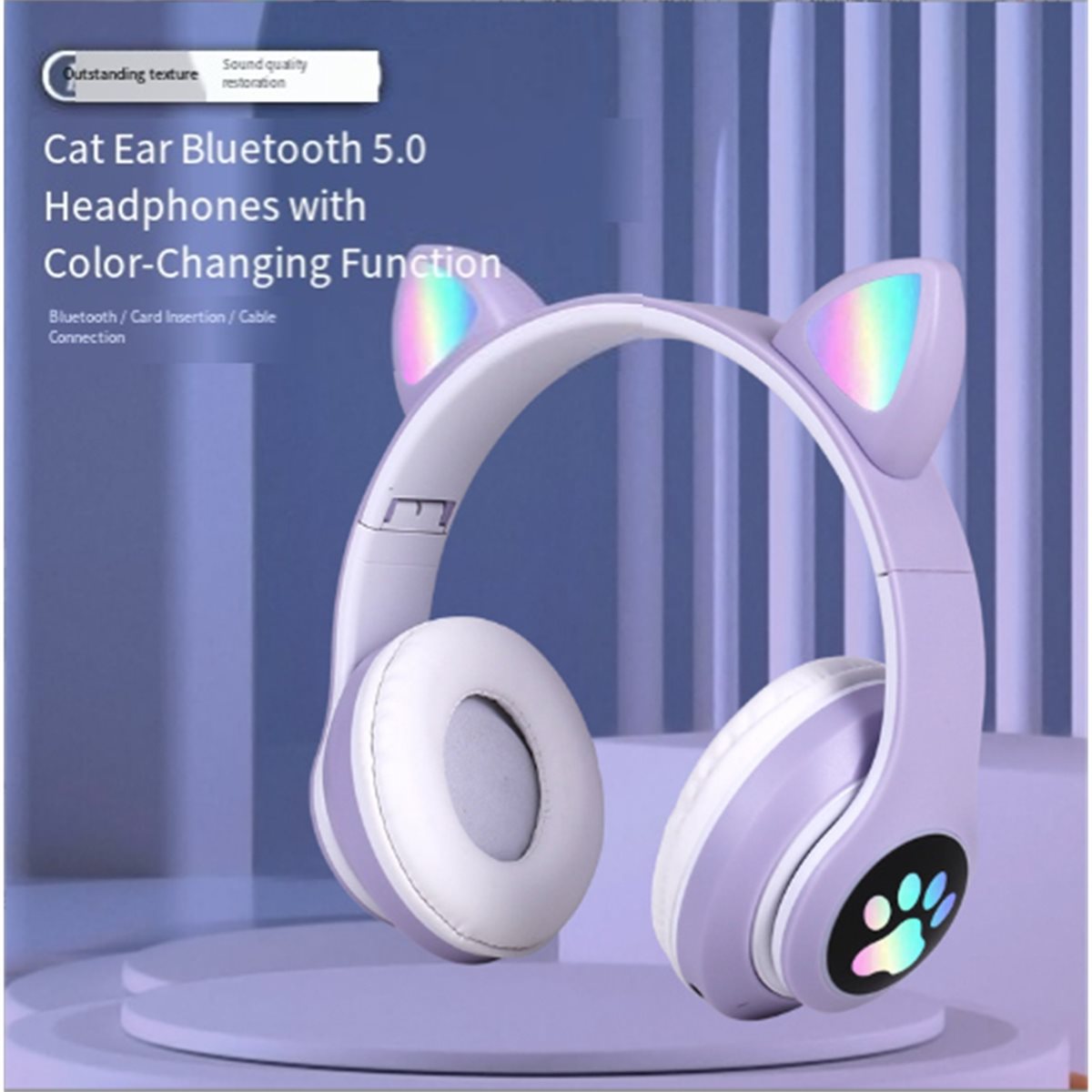 DT[D1585 Serisi] Sevimli Kedi  - Cat Ear Bluetooth Headset Led incelemesi ve fiyatı