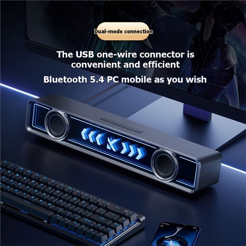 ABJF Masaüstü Bilgisayar Hopar - Rgb Computer Soundbar For Pc incelemesi ve fiyatı