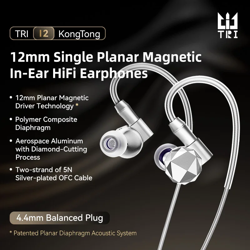 KBEAR TRI KongTong I2 Kulaklık - Planar Magnetic Iem Earphones incelemesi ve fiyatı